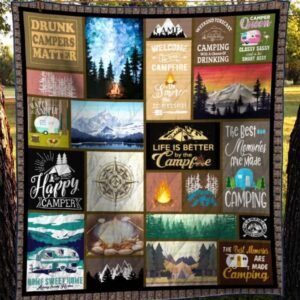 Camping Quilt Blanket Ver 22  Quilt